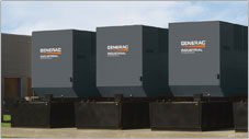 Generac Generators on site